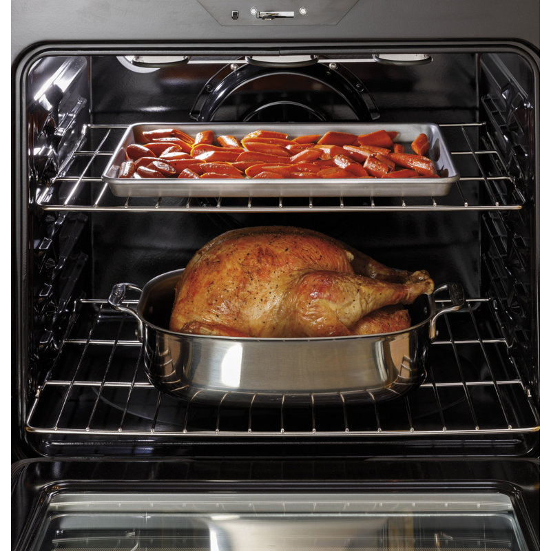30" 5.3 Cu. Ft. Freestanding Electric Range with Convection Oven, Black