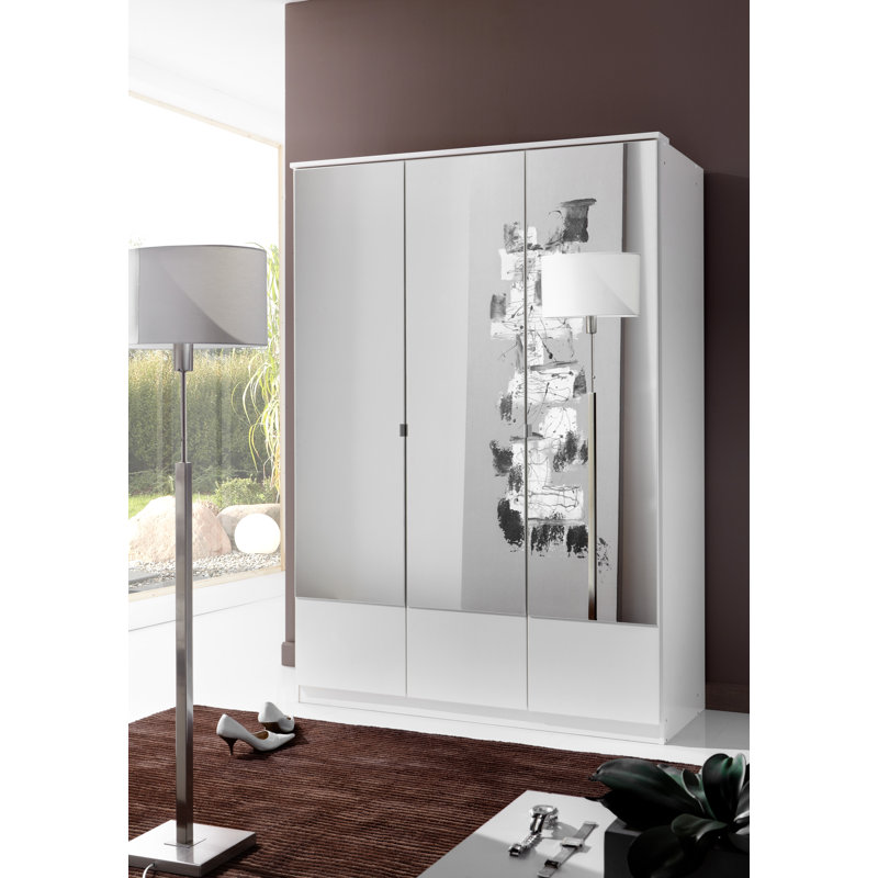 Balakrishna 3 Door Manufactured Wood Wardrobe