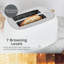 Swan Fjord 2 Slice Toaster with 7 Browning Levels for Toast, Bagels, Breakfast Muffins, Defrost/Reheat/Cancel, Removable Crumb Tray, Non-Slip Feet, 800W-123431472