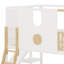 Lit mezzanine pour enfants avec glissade et étagères de rangement, au design ludique de maison-1646602330-1646602341
