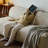 Armless Cotton Linen Straight Sofa