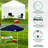 144'' W x 144'' D Steel Canopy