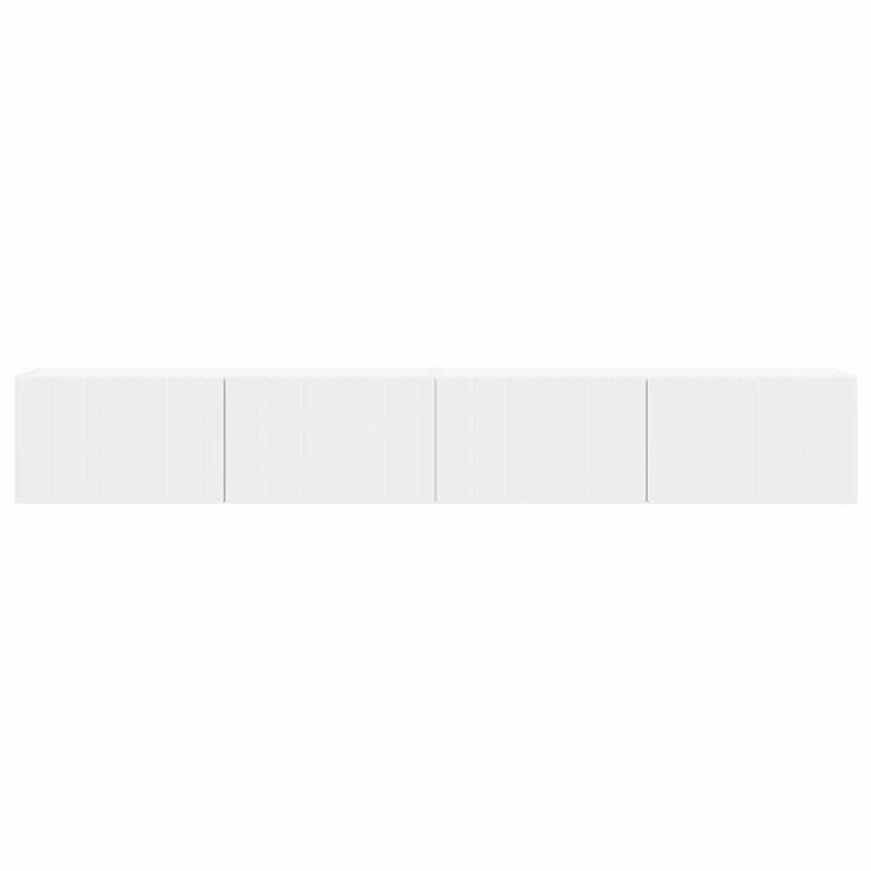 Unfinished TV Stand, 29.5cm H x 98cm L x 31cm W, White