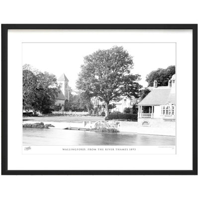 Wallingford, from the River Thames 1893 1 Piece Single Picture Frame Wall Art