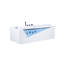 Iveta 1800mm x 900mm Corner Whirlpool Acrylic Bathtub with Tap
