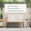 vidaXL Garden Bench with Cushion Steel Outdoor Seating Patio Modern Furniture-2066790996-2066790998