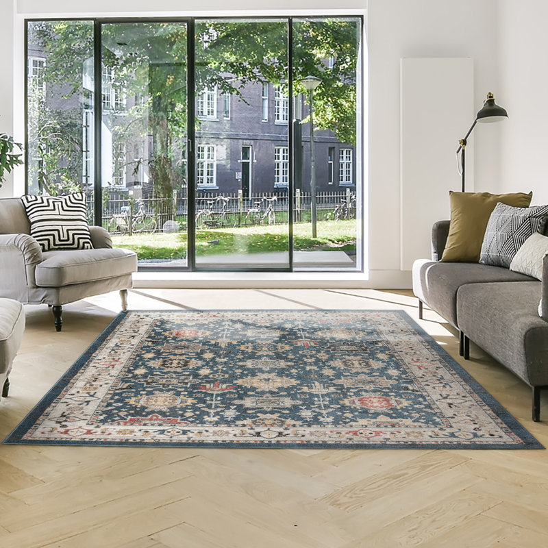 Tapis en polypropylène brun Maia Hadley, Rectangle 8 pi 9 po x 13 po