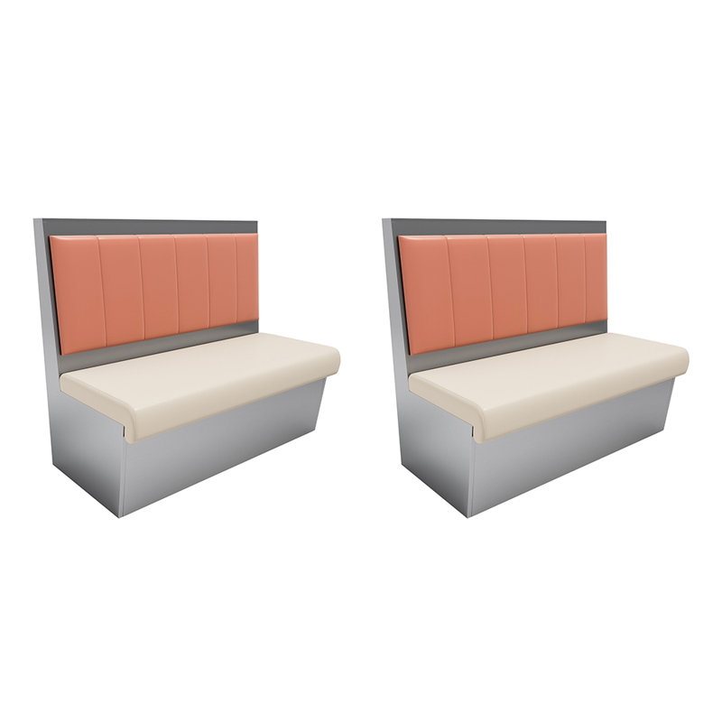 Banquette en similicuir pour restaurant