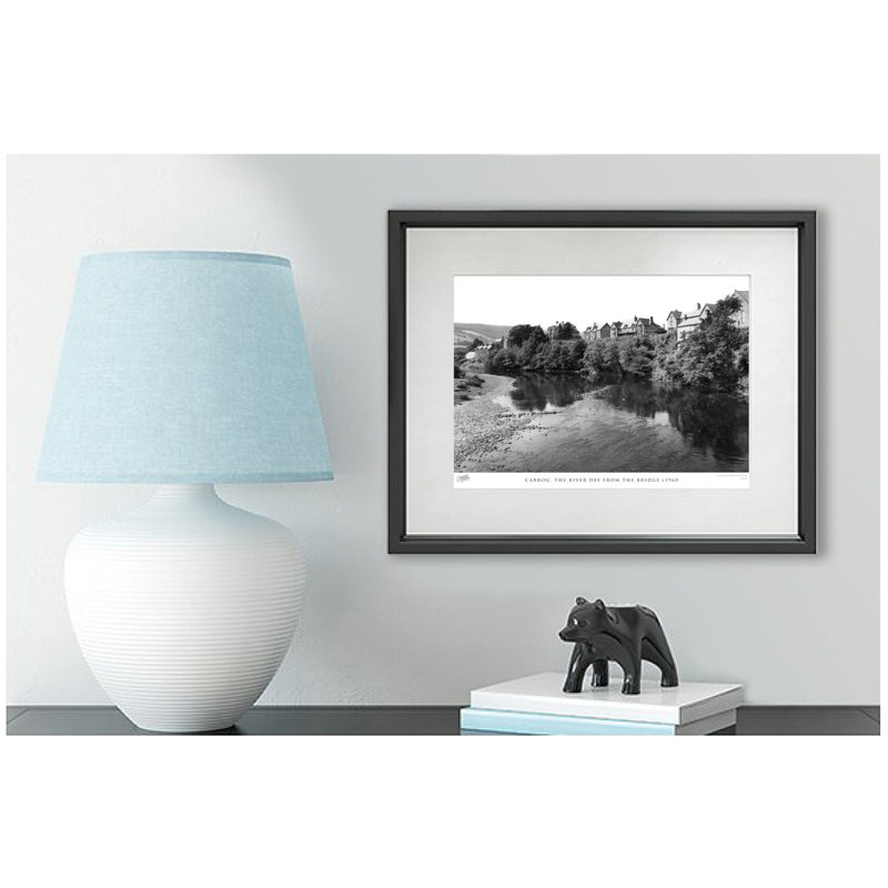 Carrog, The River Dee From The Bridge C1960 by Francis Frith - Single Picture Frame Print, 60cm H x 80cm W x 2.3cm D