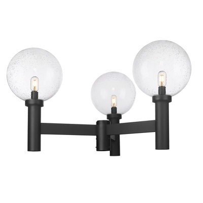 Tête de lanterne noire 3 lumières Milliken