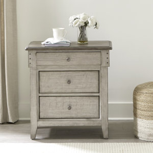 Cathleen 3 Drawer Nightstand