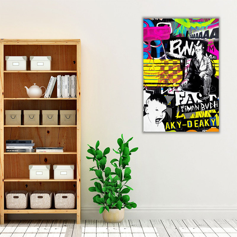Poser - Canvas Print Wall Art, 18" H x 12" W