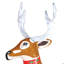 Renne de Noël gonflable