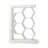 Bexley Contemporary Honeycomb Geometric Bookcase