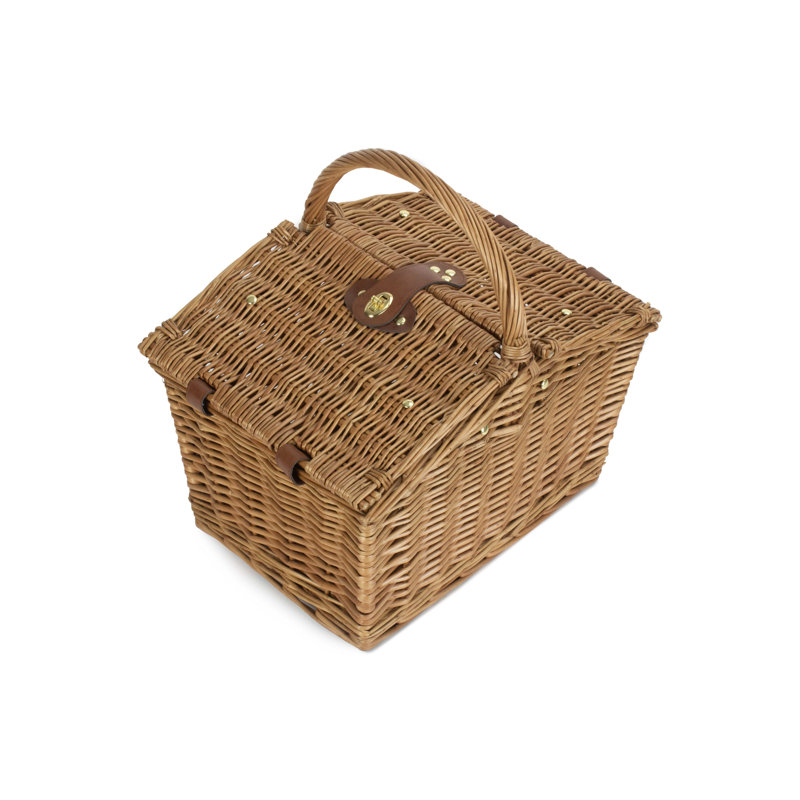Slope-Sided Picnic Hamper Basket