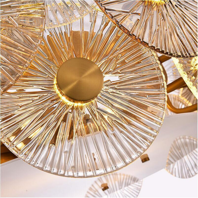 Andree 18 - Light Chandelier, 35cm H x 100cm W x 100cm D