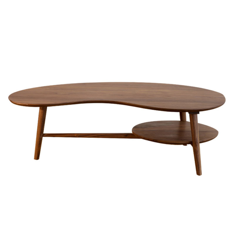 Creative double oak solid wood end table