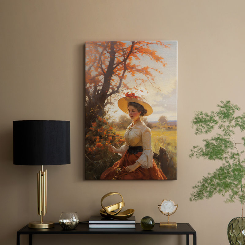 WOMEN Series DCCDXLI - Toile tendue avec châssis Premium - Prêt à être accroché, H 18 po x l 12 po