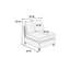 Fauteuil sans accoudoirs Living Room Furniture