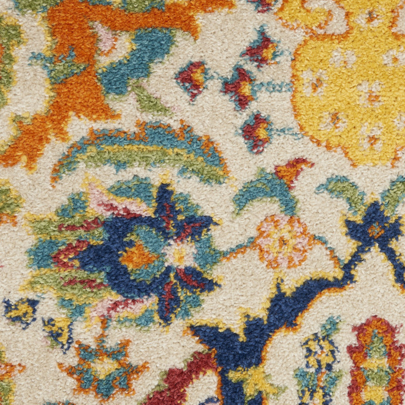 Whitingham Oriental Indoor Rug, Round 4'
