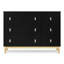 Commode à 6 tiroirs babyGap par Delta Children avec poignées en cuir et tiroirs emboîtables-1604849983