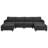 Anureet U-Shaped Modular Storage Sectional Sofa Reversible Couch-658649448-658649454