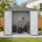 8 ft. Wx 6 ft. D Outdoor Metal Storage Shed-88165521