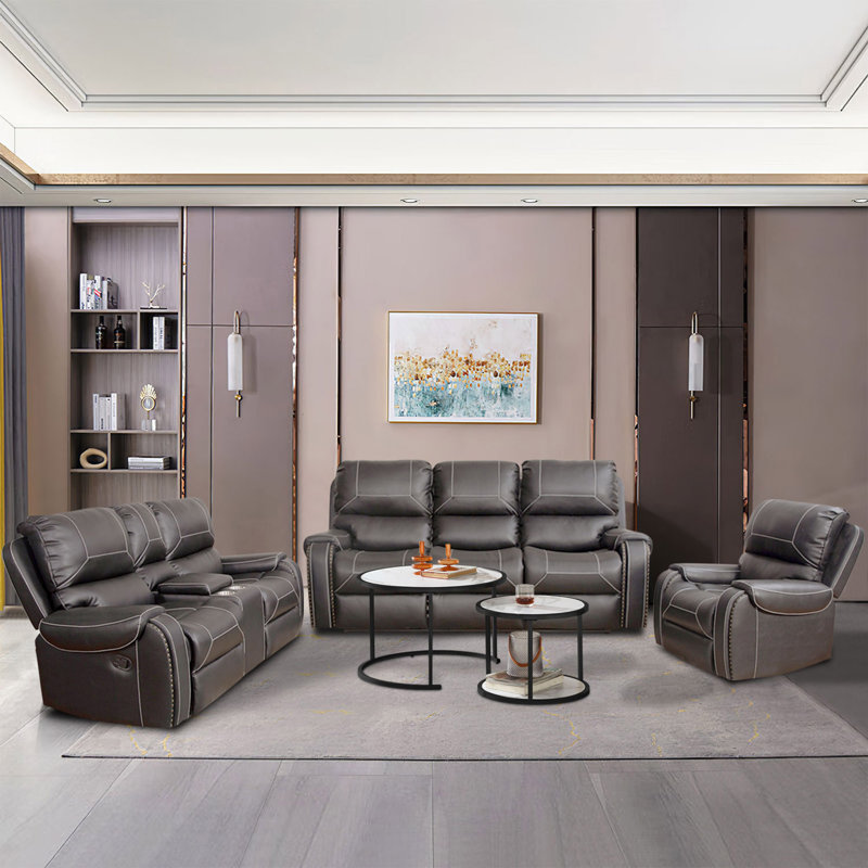 Fauteuil inclinable en similicuir pour canapé