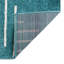 Tapis géométrique tissé à la machine en polypropylène turquoise-1695407523