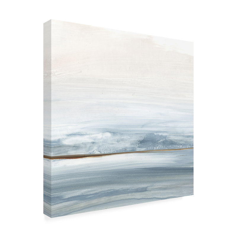 Art mural sur toile tendue - «Dune Horizon I» par Ethan Harper pour décoration de salon, de chambre à coucher ou de bureau - 24 x 24