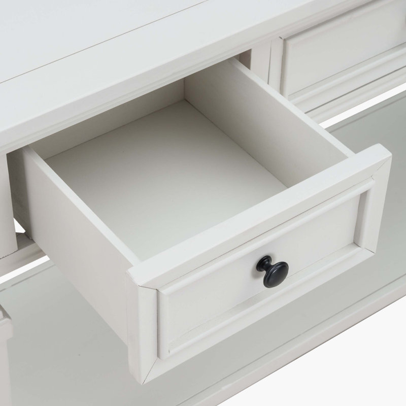 Shanahan 50'' Console Table, Antique White
