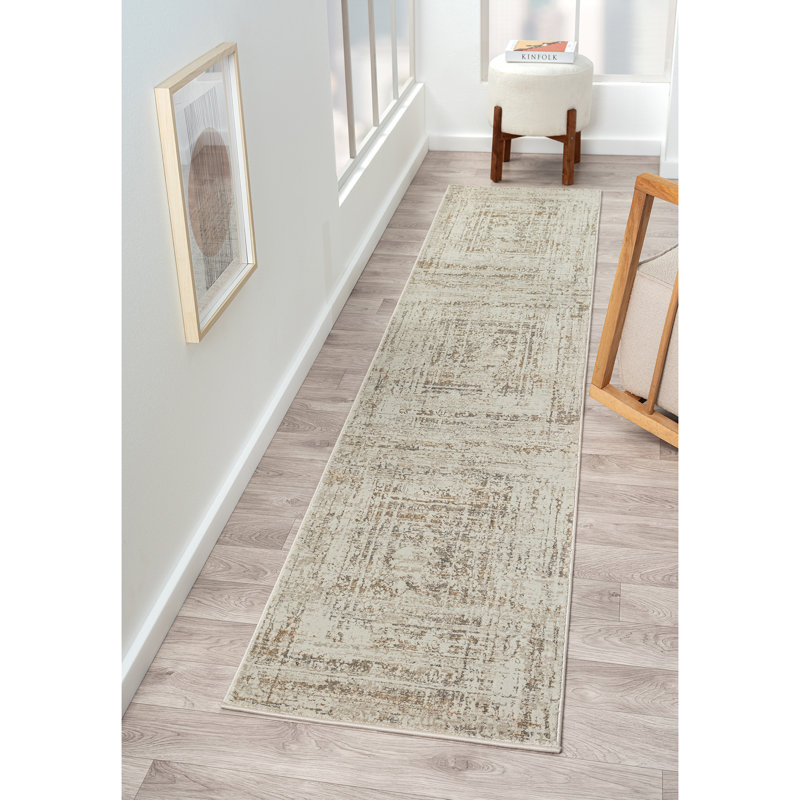 Abstract Rug, Runner 2' x 10'