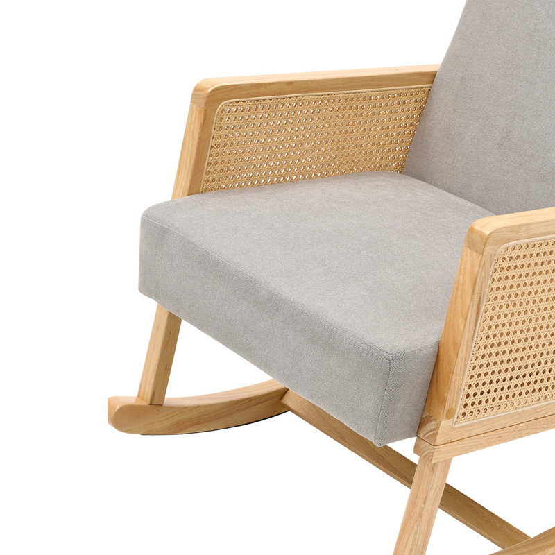 Alicio 78 cm H Wood Rocking Chair