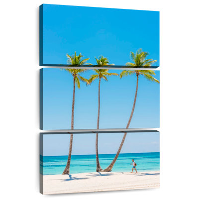 Trois palmiers de plage
