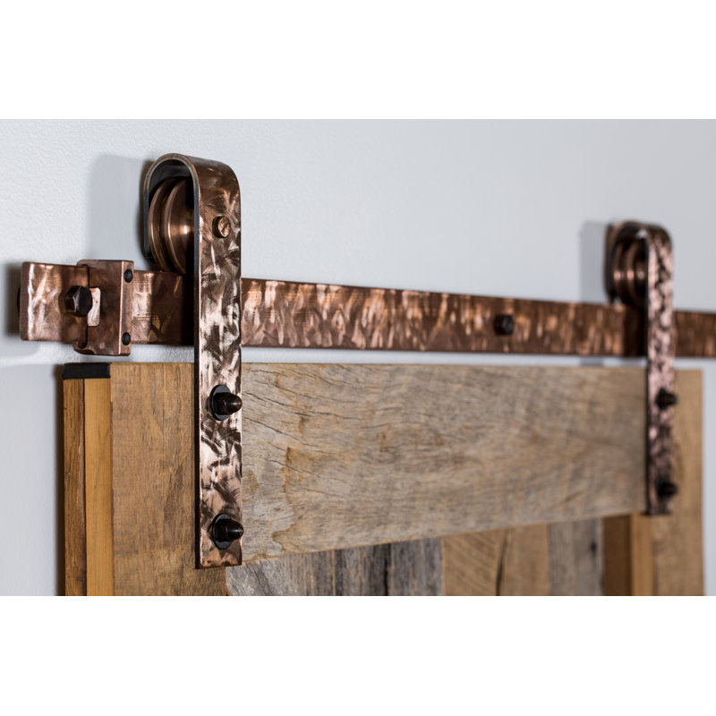 Ensemble de quincaillerie pour porte de grange simple 402, 72 po, Cuivre usiné