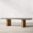 Gray Rectangular Solid Wood Dining Table-1802156767