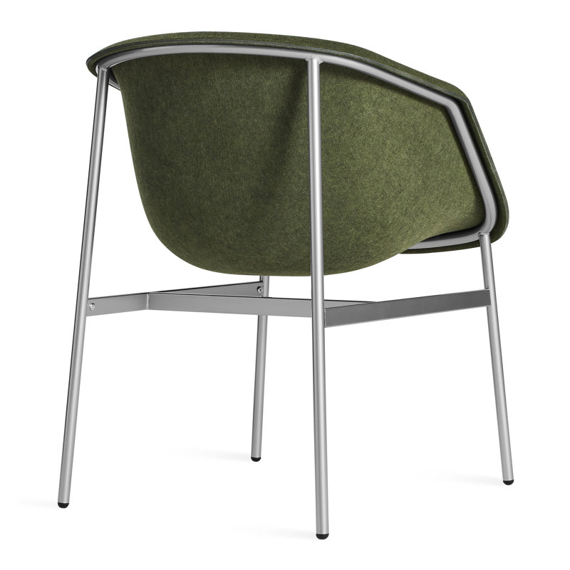 Past Life Upholstered Arm Chair, Silver, Olive