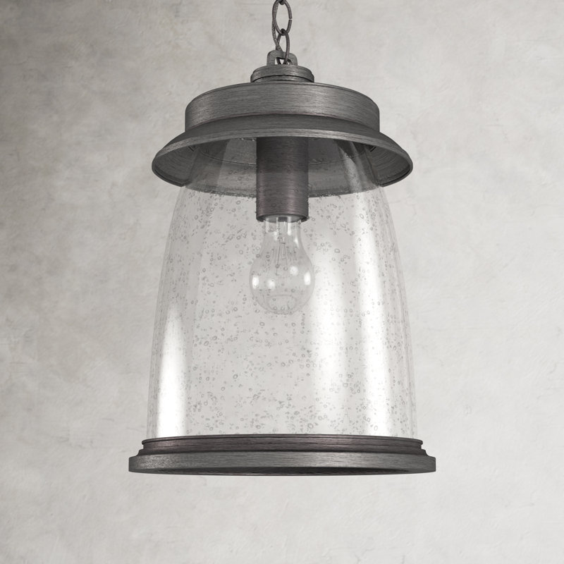 Outdoor Hanging Lantern, Antique Pewter