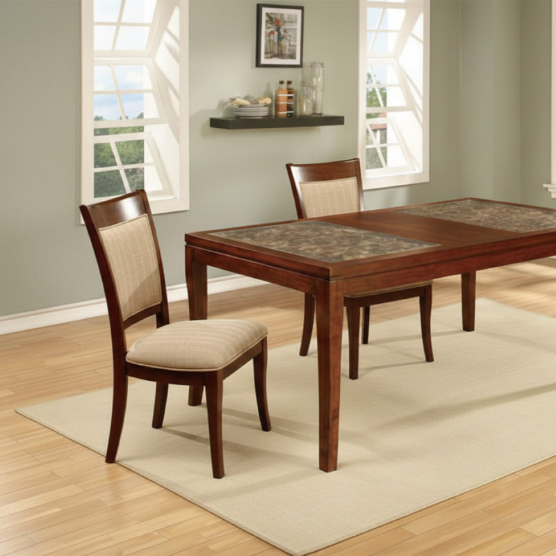 Ensemble de 2 chaises d'appoint rembourrées Zyden