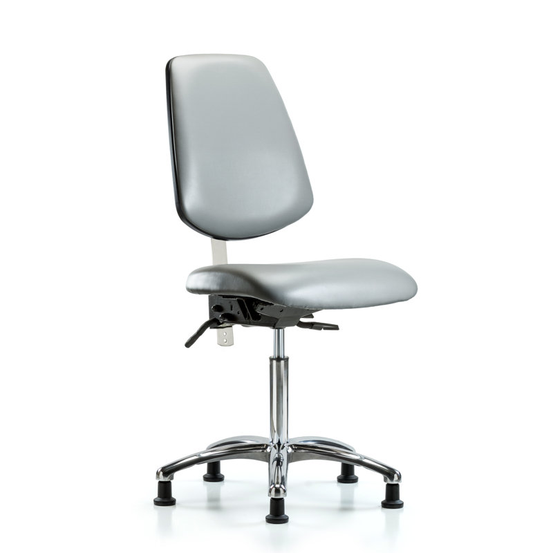 Dhanush Vinyl Task Chair, Gray