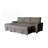 Namir 90.5"W Flannel Fabric Sleeper Sectional with Left-Facing Storage Chaise-965611975
