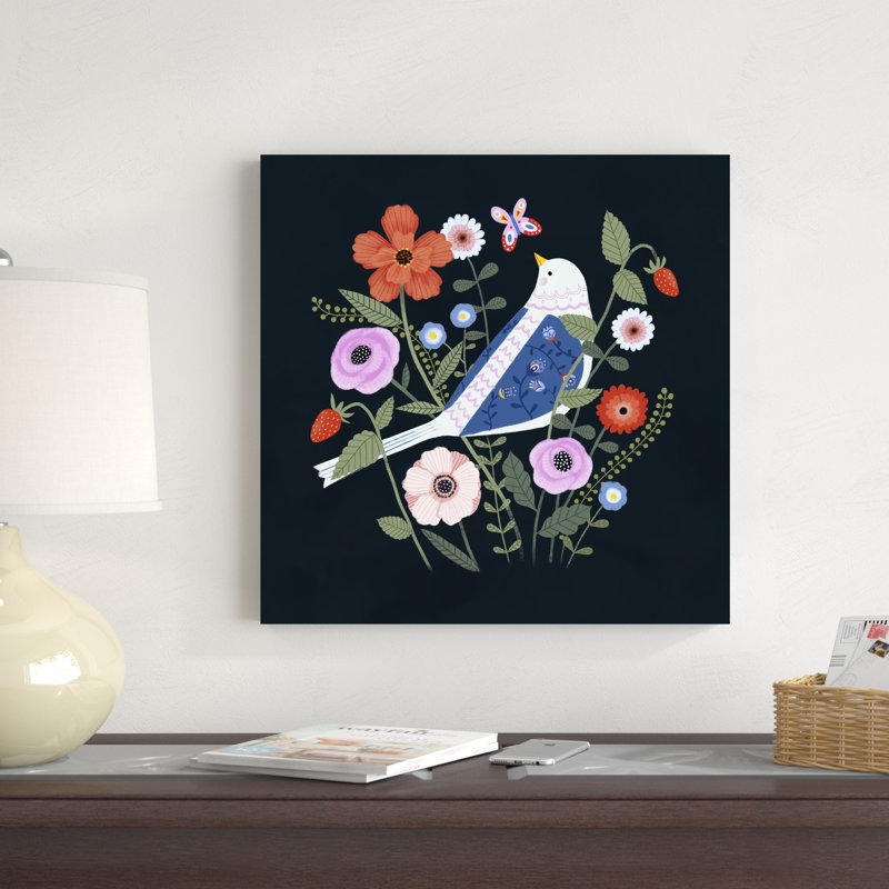 Folk Garden I, H 20 po x l 20 po x P 1,25 po