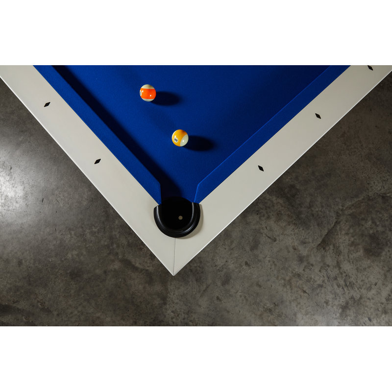 Santorini 8' Slate Pool Table with Professional Installation Included, Champ Green