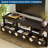 70" Mid-Century Modern TV Stand for TVs up to 85", Entertainment Center with Carved Drawer & Open Storage Shelf-220292870