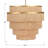 Boho 5-Tier Metal Chandelier with Fringe