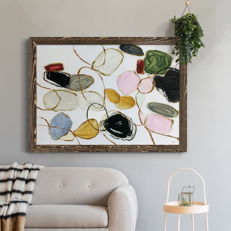 Versailles Treasures - Peinture sur toile encadrée, H 37,5 po x l 27,5 po x P 1,5 po, Noyer