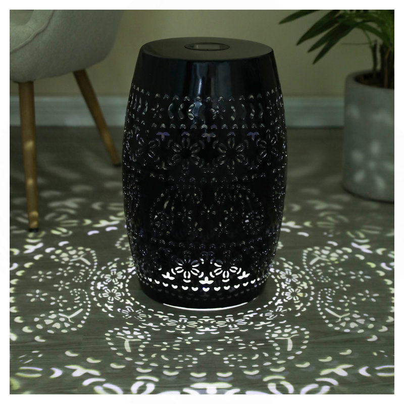 Table d'appoint SOLAR, couleur noire, Noir