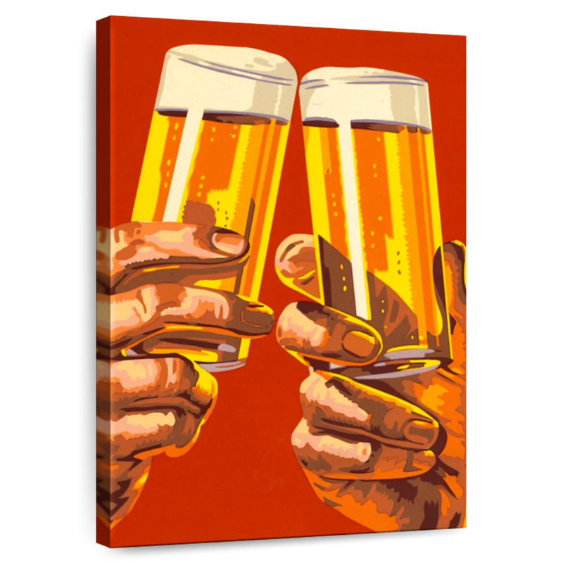 Yarlin Beer Toast, 30" H x 20" W
