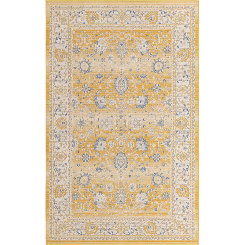 Denena Oriental Indoor Rug, Rectangle 5' x 8'