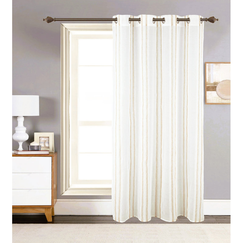 Anneaux transparents 54 po, Beige, L 54 po x L 84 po